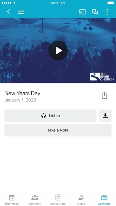 Captures d'écran de The River Church Ohio