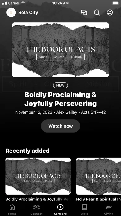 Sola City Church سکرین شاٹس