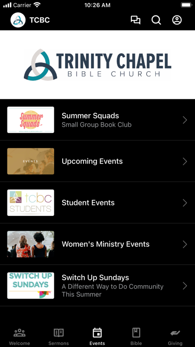 Trinity Chapel Bible Church Screenshots