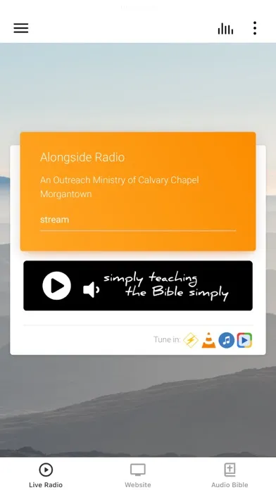 Tangkapan layar Alongside Radio