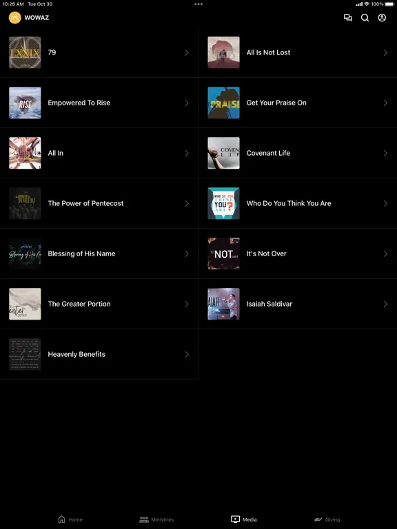 Without Walls AZ iPad 스크린샷