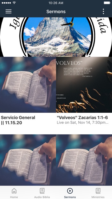 Capturas de tela do Roca Eterna UPCI