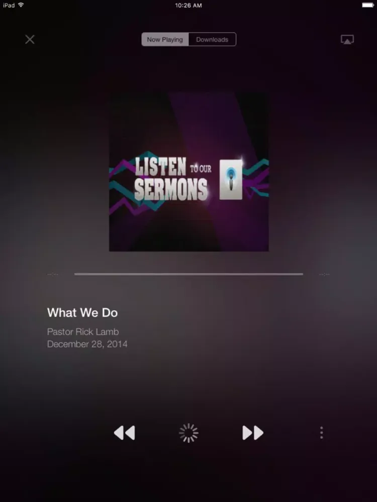 Ảnh chụp màn hình của Northside Baptist Church App iPad 