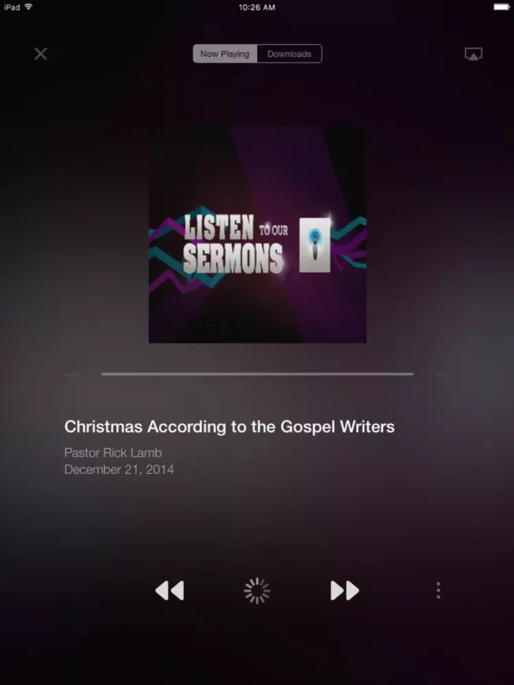 Ảnh chụp màn hình của Northside Baptist Church App iPad 