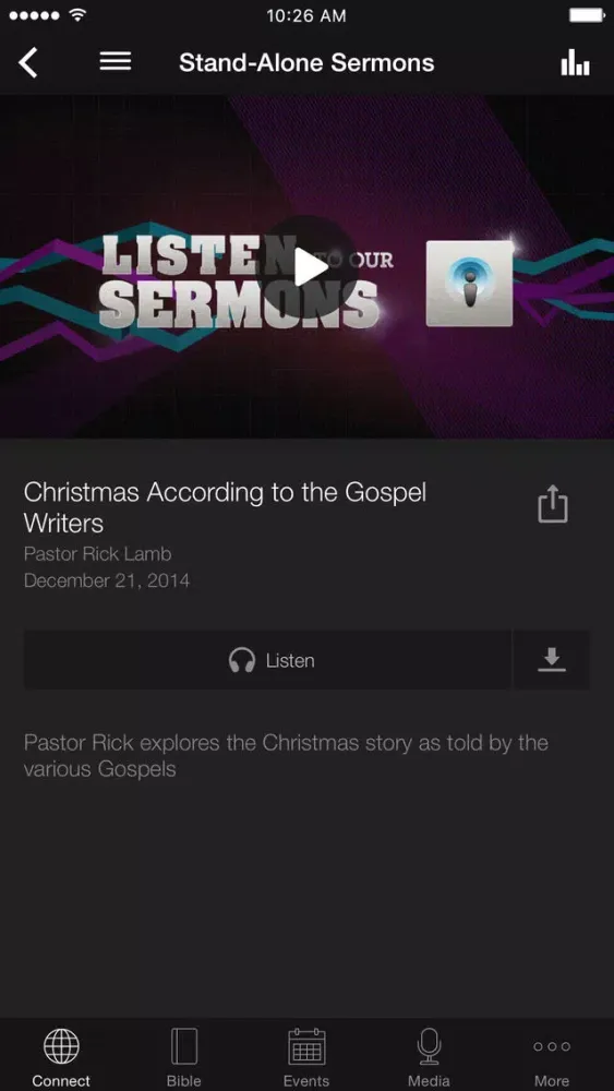 Ảnh chụp màn hình của Northside Baptist Church App