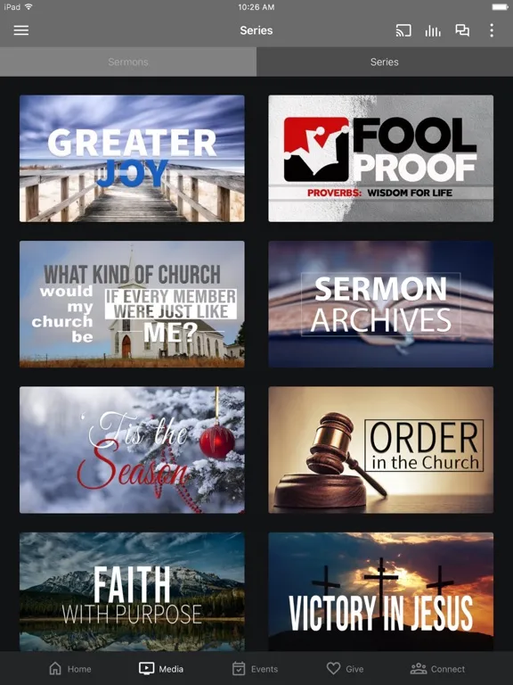 Victory Baptist Church Benton iPad  스크린샷