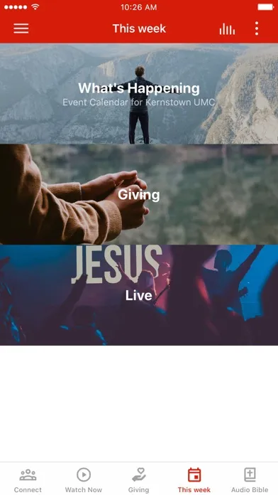 Zrzuty ekranu Kernstown UMC