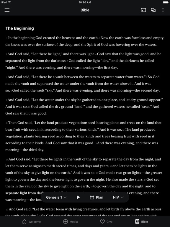 Ảnh chụp màn hình của First Baptist Martinsburg iPad 