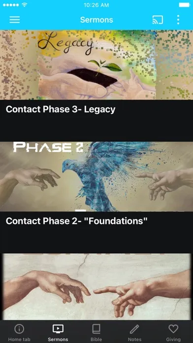 Greenview Church App Screenshots