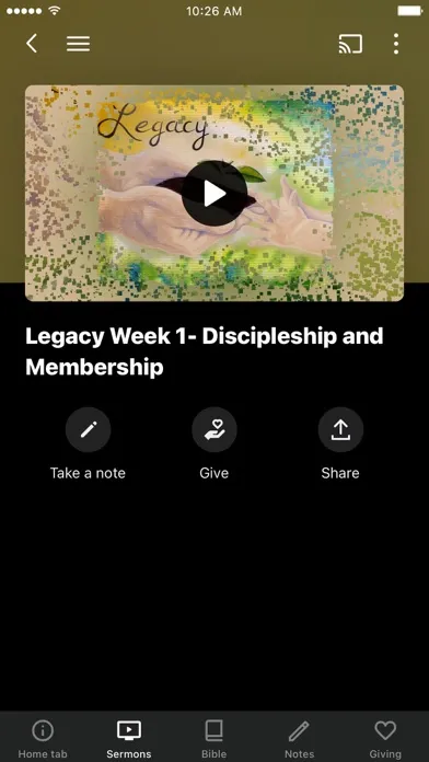 Greenview Church App Screenshots