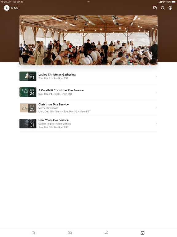 Captures d'écran de Slavic Full Gospel Church iPad 