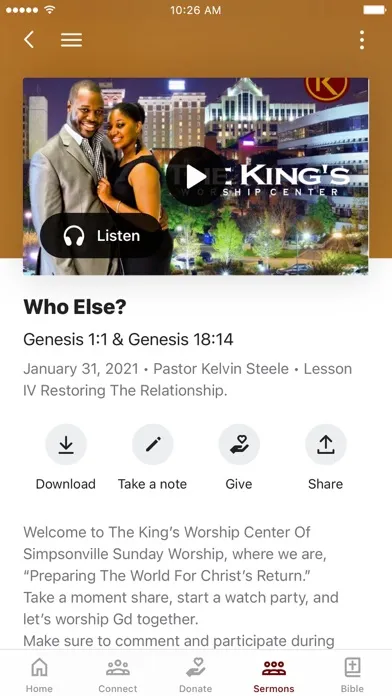 The King's Worship Center Screenshots
