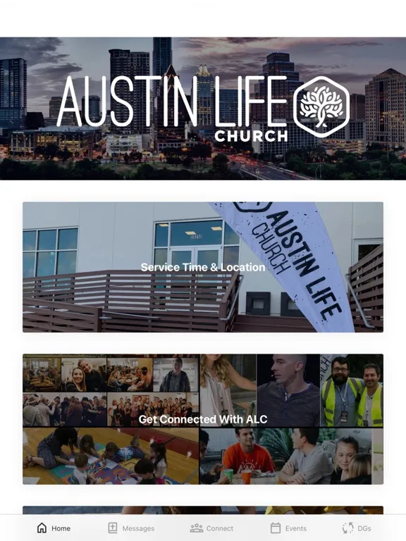 Austin Life Church iPad  스크린샷