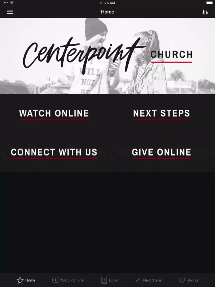 Centerpoint Church App iPad  スクリーンショット