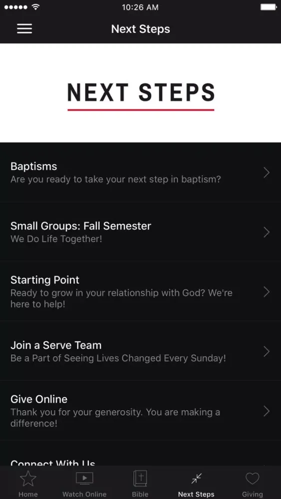 Centerpoint Church App スクリーンショット