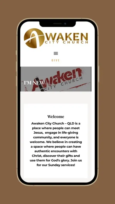 Tangkapan layar Awaken City Church - QLD