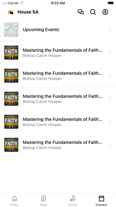 Captures d'écran de Household of Faith SA