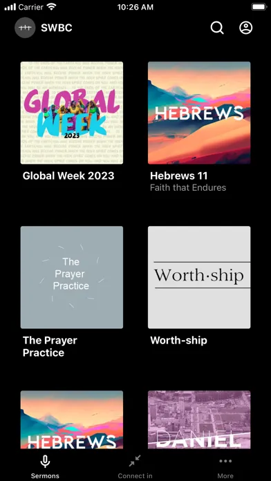 Capturas de tela do South West Baptist Church