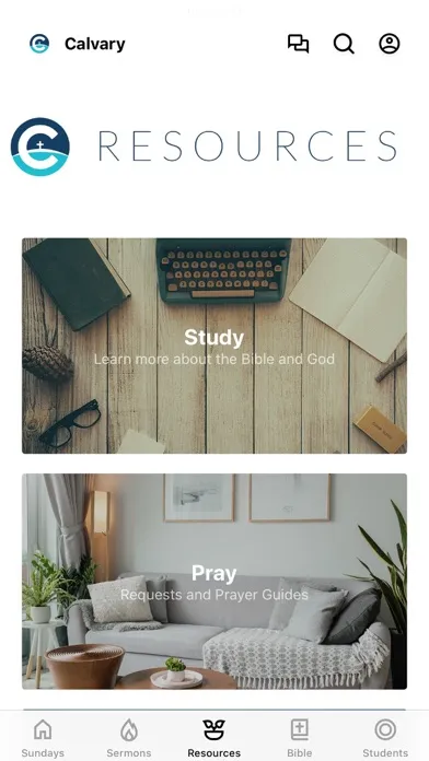 Ảnh chụp màn hình của Calvary Baptist App