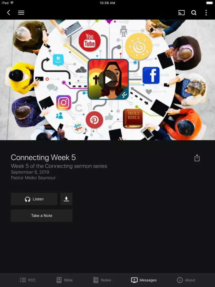 Pinellas Community Church iPad  Ekran Görüntüleri