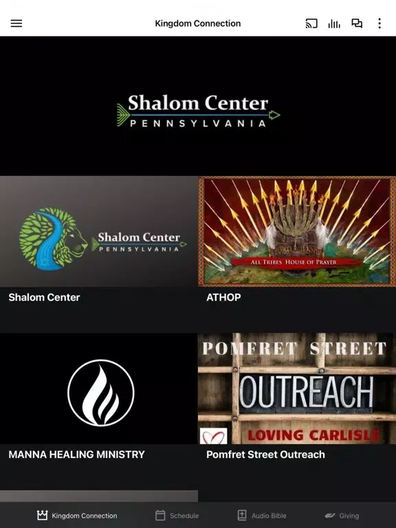 Capturas de pantalla de Shalom Center PA iPad 