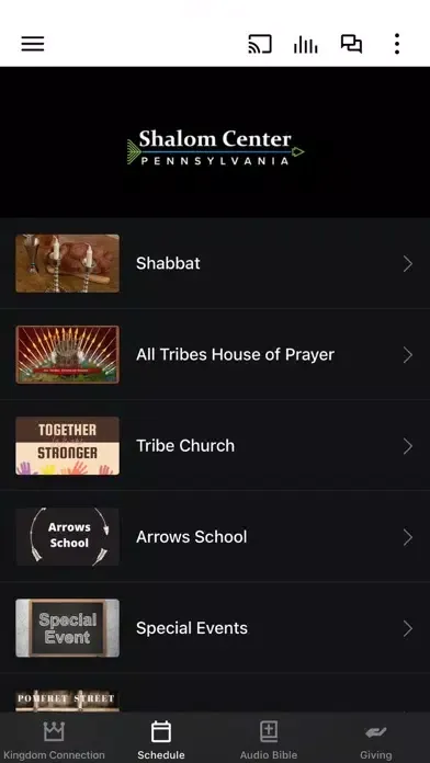 Capturas de pantalla de Shalom Center PA