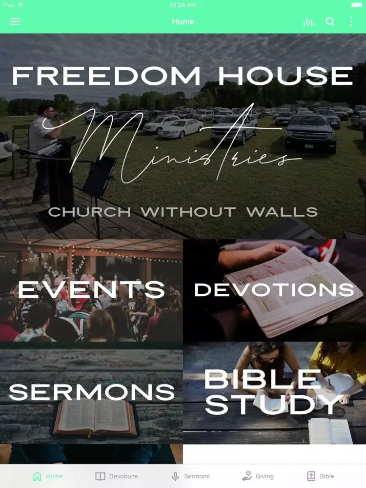 Freedom House Ministries VA iPad  Screenshots