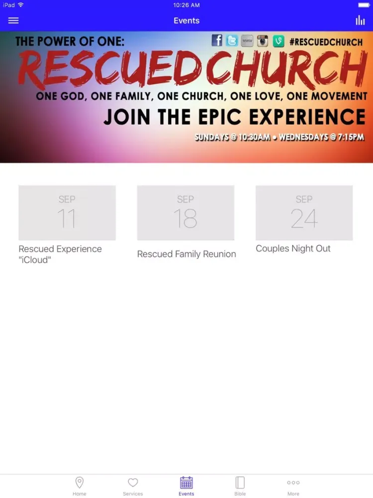 تصاویر Rescued Church iPad 