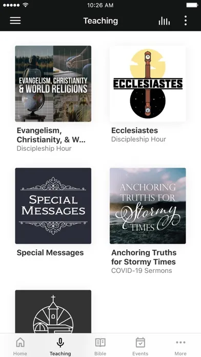 Zrzuty ekranu Spring Creek Bible Church