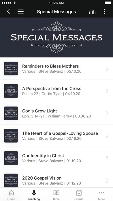 Zrzuty ekranu Spring Creek Bible Church