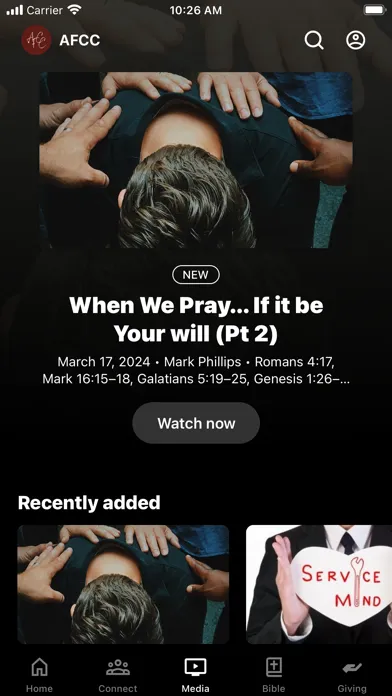 Ảnh chụp màn hình của Anderson FCC