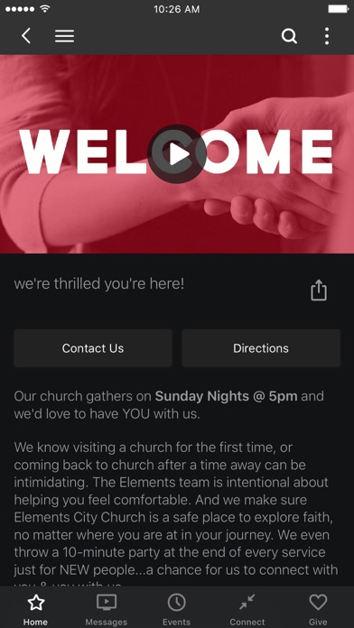 Capturas de pantalla de Elements City Church