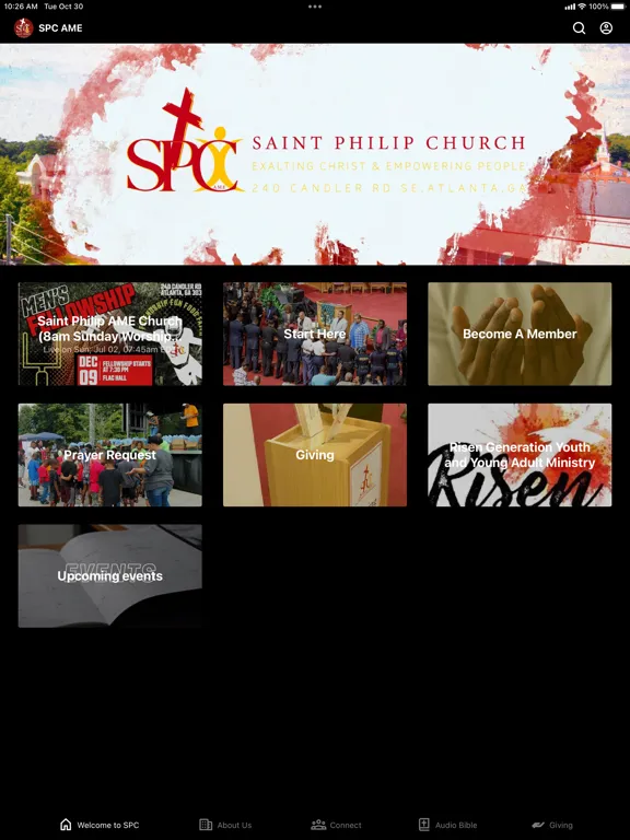 St. Philip AME iPad  Screenshots