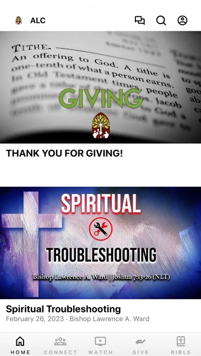 Tangkapan skrin Abundant Life Church, MA