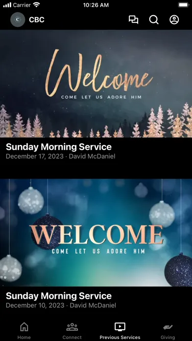 Tangkapan layar Cornerstone Baptist Church-RFD