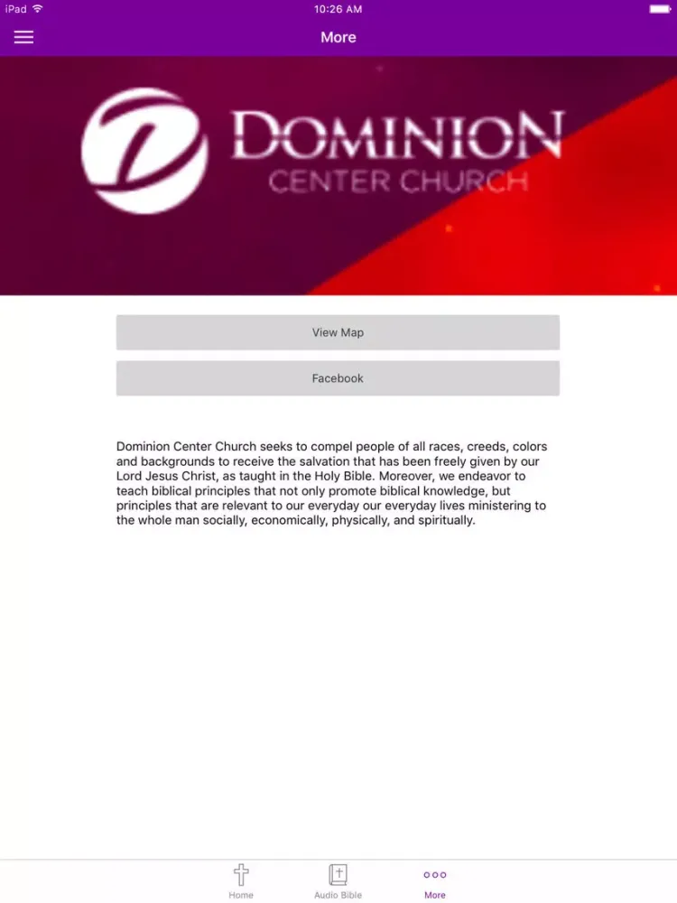Скриншоты The Dominion Center Church SD iPad 
