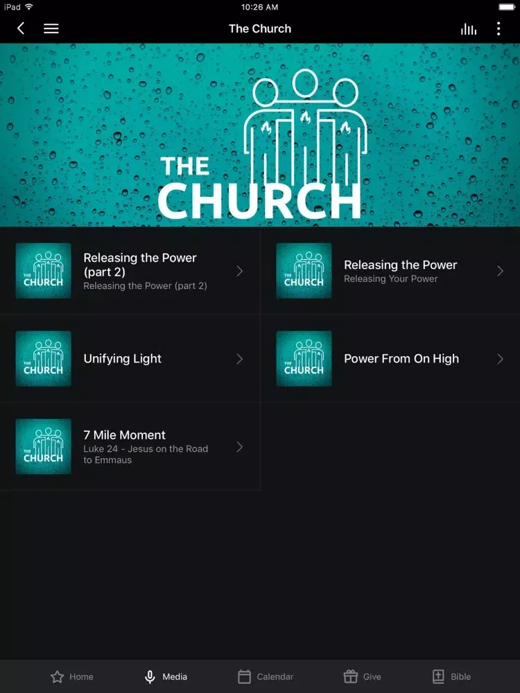 Chosen Church iPad  Screenshots
