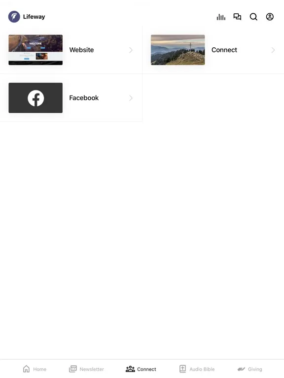Ảnh chụp màn hình của Lifeway Baptist Church iPad 