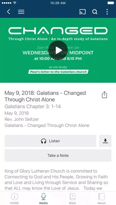 King of Glory Lutheran Church應用截圖