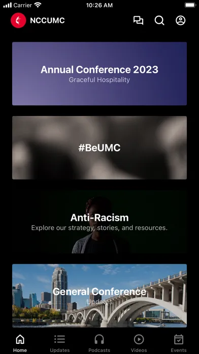 Capturas de pantalla de NC Conference of The UMC