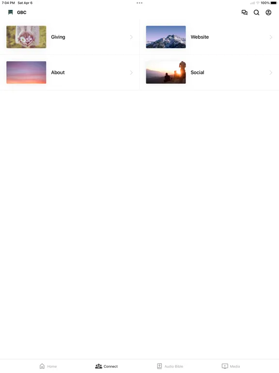 Grace Brethren Church iPad  Screenshots