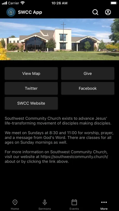 Southern Gables Church スクリーンショット