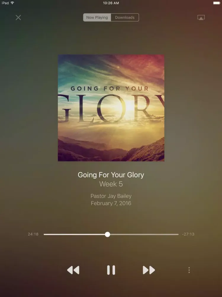 Tangkapan skrin Solid Rock Church - GA iPad 
