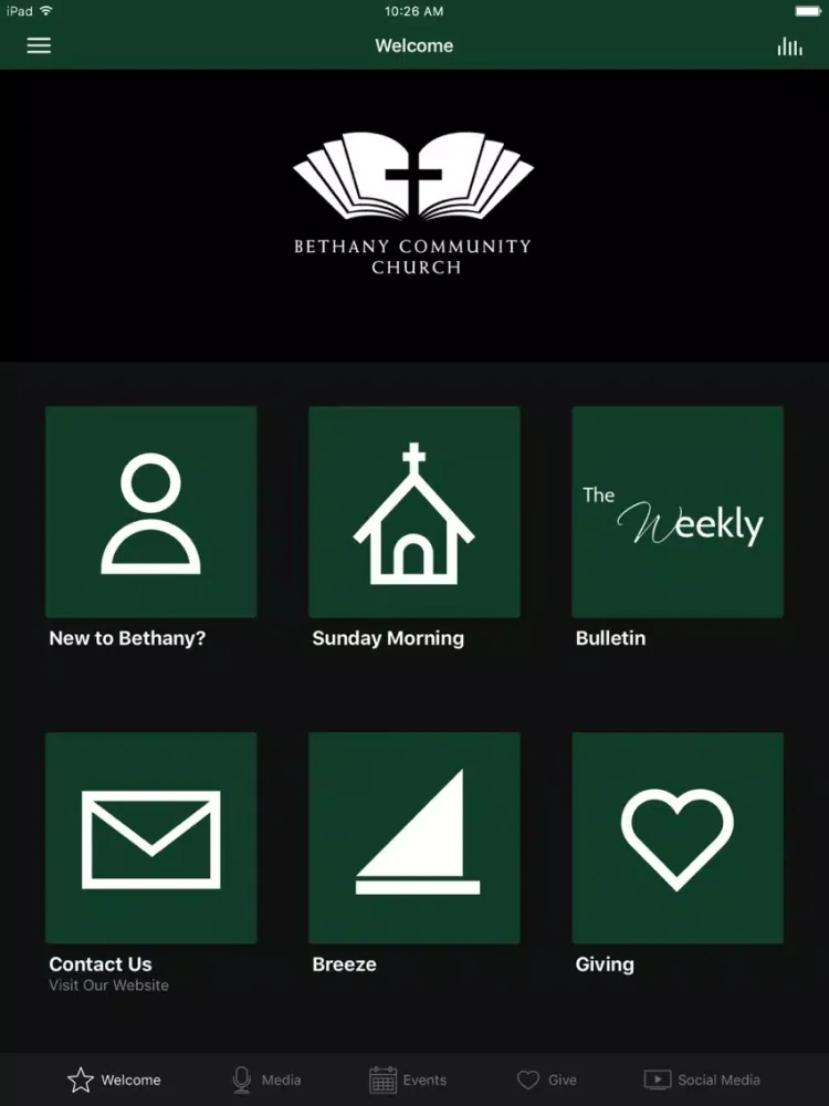 Screenshot di Bethany Community- Washington iPad 