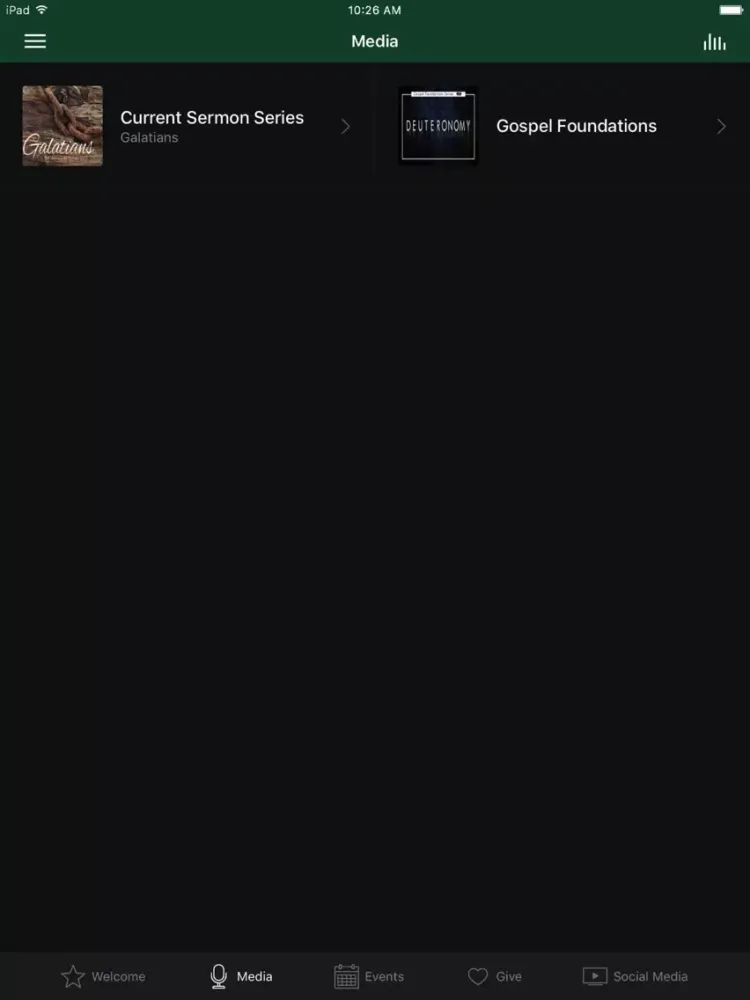 Screenshot di Bethany Community- Washington iPad 