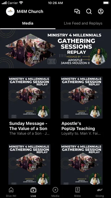 تصاویر Ministry 4 Millennials App