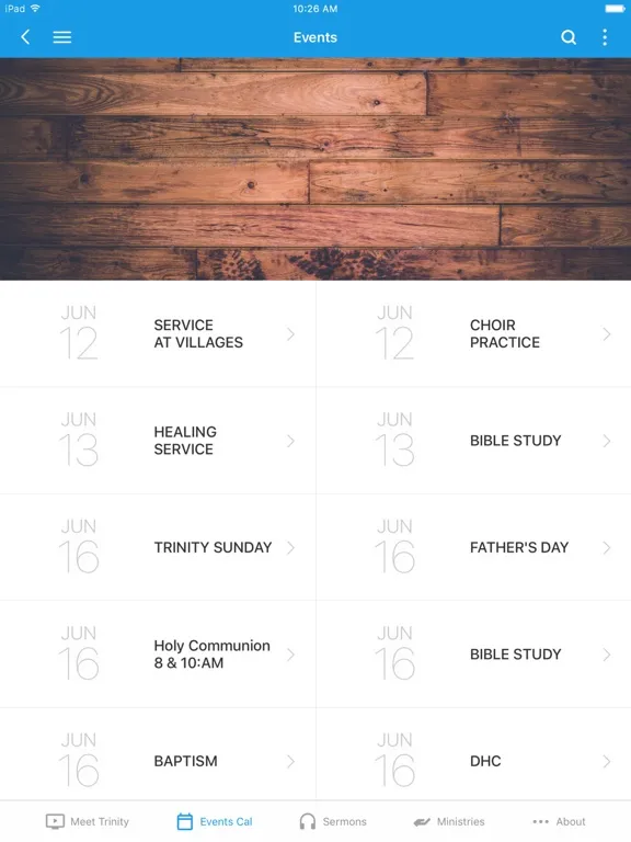 Trinity Anglican Bakersfield iPad স্ক্রিনশট