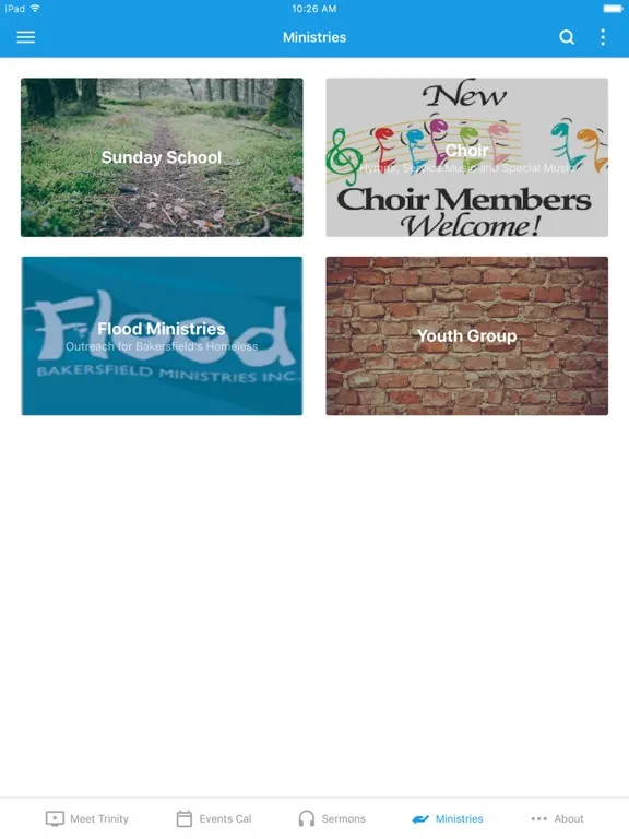 Trinity Anglican Bakersfield iPad স্ক্রিনশট