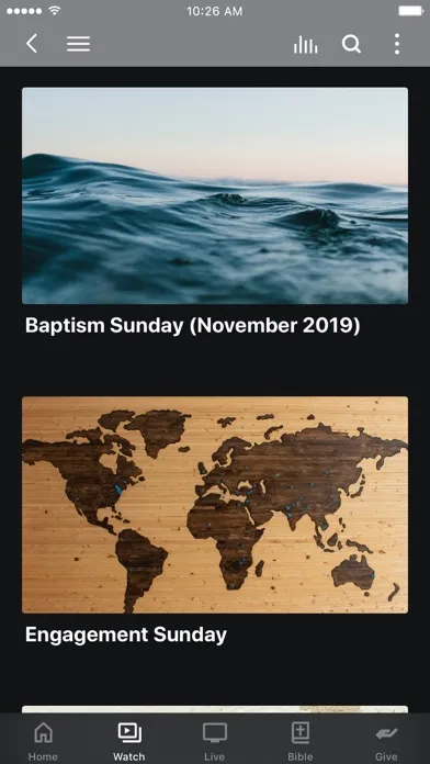 Capturas de tela do New Hope Wesleyan