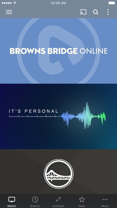 Capturas de tela do Browns Bridge Church
